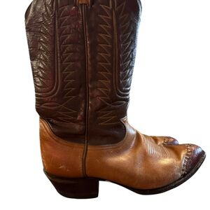 Tony Lama vintage cowboy boots. sz 10EE